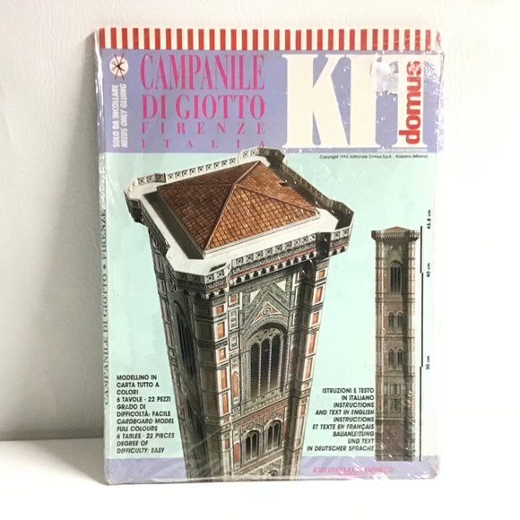 Campanile Di Giotto Firenze Itlia. Domus kit. - Picture 1 of 2